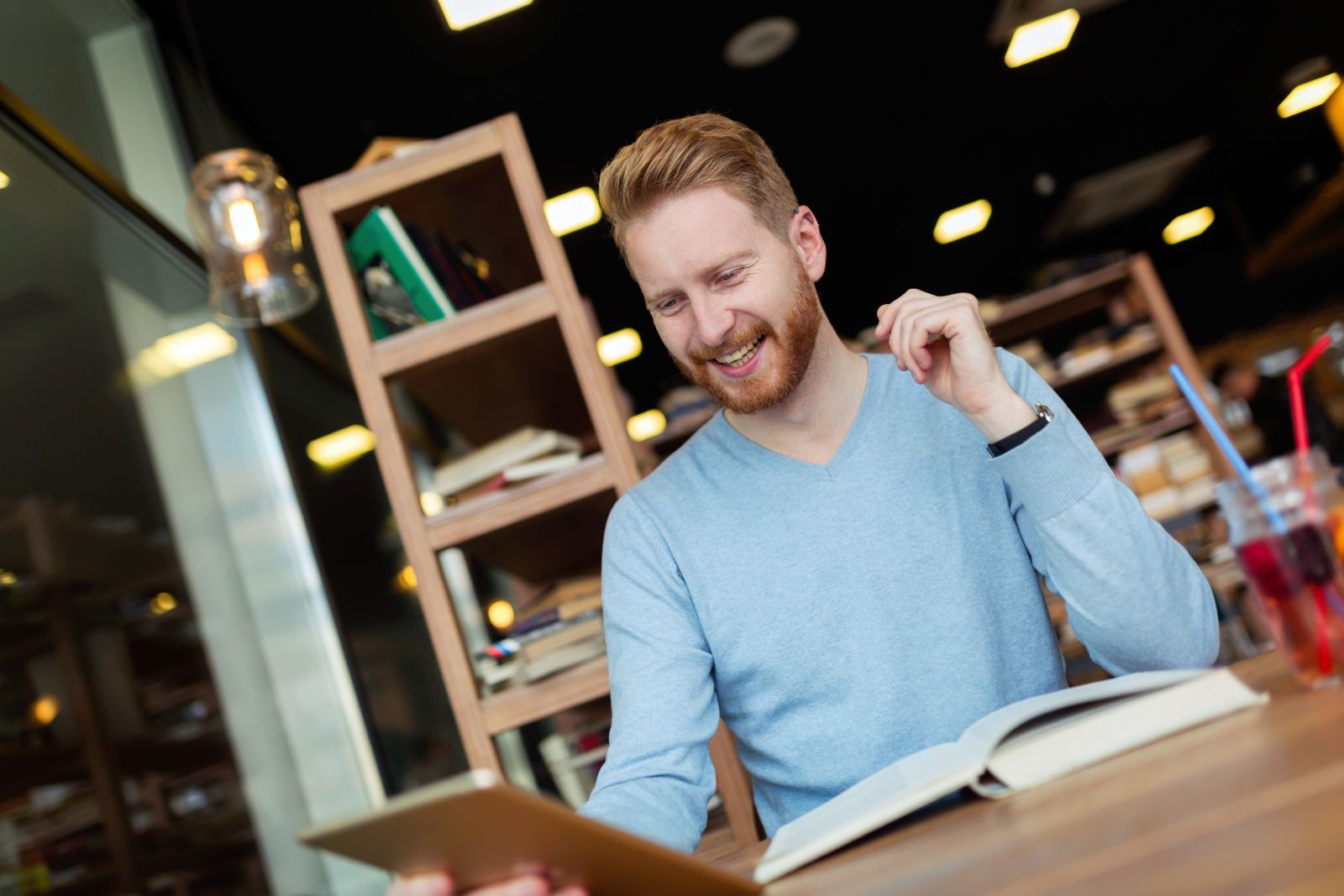 Person training to enter the job market